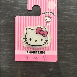Primark Hello Kitty Phone Ring - Pink and White